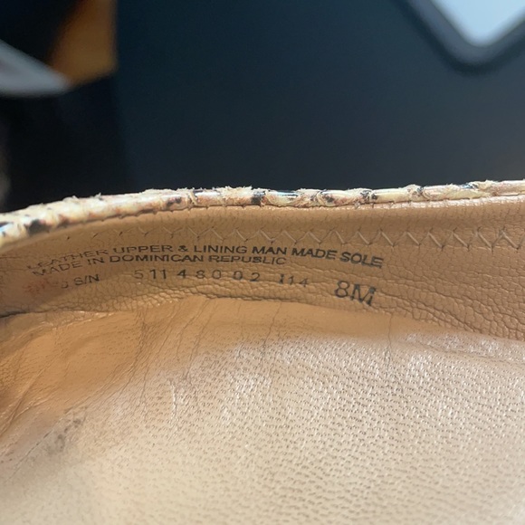 Tory Burch Reva Ballet - Roccia Python Print/Metal Logo - Picture 4 of 7